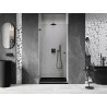 Mexen Lunar-B vannitoa dušiustele vasak 50 cm, läbipaistev, gun metal - 832-050-000-95-00-L