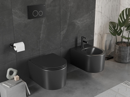 Mexen Sofia rippuv bidee, must matt - 35544885
