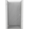 Mexen Lunar-B vasakpoolne avanev dušiuks, 55 cm, läbipaistev, harjatud nikkel - 832-055-000-97-00-L