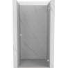 Mexen Lunar-B right hinged shower door 45 cm, transparent, brushed nickel - 832-045-000-97-00-P