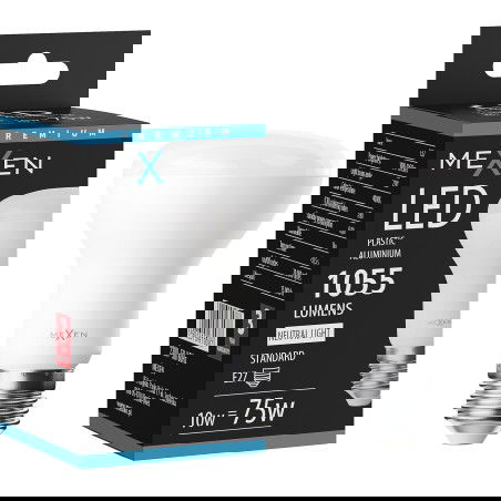 Mexen Nova LED-lamppu E27, R63, 10W, Neutral - 4000K, 1055 lm - L104-E27-1040-01