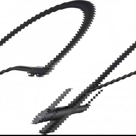 Mexen Duo rubinetto da cucina, nero - 671701-70