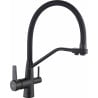 Mexen Duo Küchenarmatur, schwarz - 671701-70