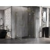 Mexen Lunar L Duo 105 x 90 cm parem hinged dušinurk, läbipaistev, kuldne - 834L-105P-090L-50-00