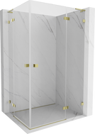 Mexen Lunar L Duo desna vrata kabine za tuširanje 105 x 95 cm, prozirna, zlatna - 834L-105P-095L-50-00