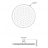 Mexen Slim regendouche 25 cm, chroom - 79225-00