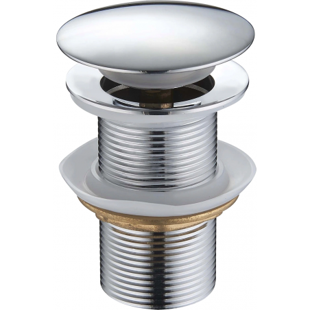 Mexen Klick-Klack Stopp mat ronnen design, Chrom - 79910-00