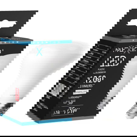 Mexen Nova Lâmpada LED E27, R80, 12W, Neutra - 4000K, 1260 lm - L105-E27-1230-01 - L105-E27-1240-01