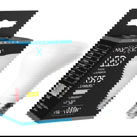 Mexen Nova LED-lamppu E27, R80, 15W, Lämmin - 3000K, 1575 lm - L105-E27-1530-01