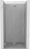 Mexen Lunar-F sklopiva lijeva tuš vrata 55 cm, transparentna, krom - 836-055-000-01-00-L
