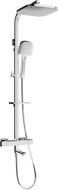 Mexen CQ33 Badewannen- und Duschset mit Regendusche und Thermostatbatterie, Chrom - 779103395-00