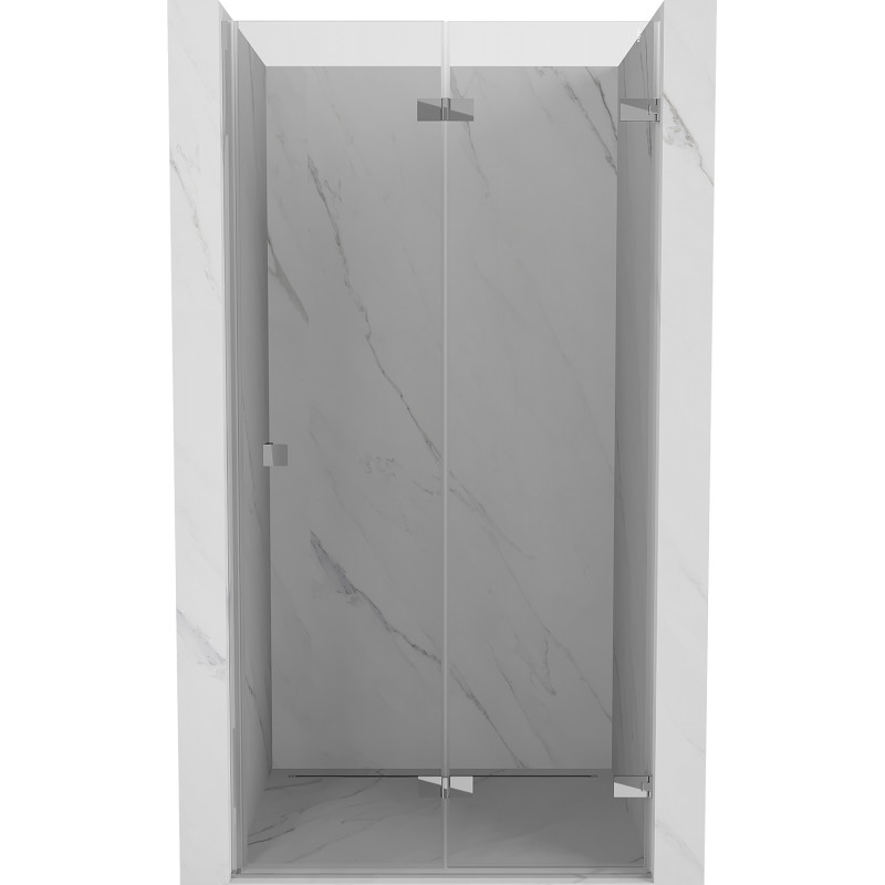 Mexen Lunar-F drzwi prysznicowe składane prawe 50 cm, transparent, chrom - 836-050-000-01-00-P
