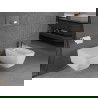 Mexen ensemble encastré bidet cadre Fenix B avec bidet Stella, blanc - 69935685100