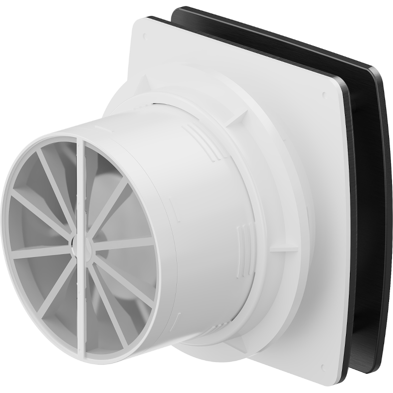 Mexen AXS 120 badkamer ventilator, zwart - W9601-125-70