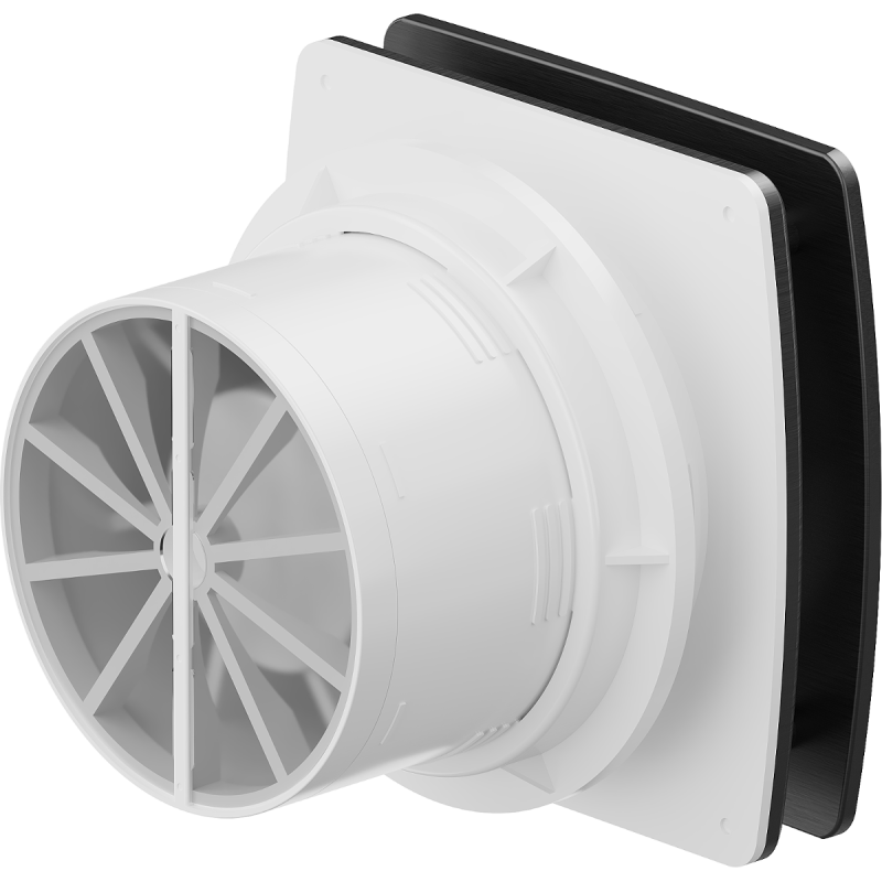 Mexen AXS 120 badkamer ventilator met vochtigheidssensor, zwart - W9601-125H-70