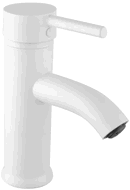Mexen Lua washbasin faucet, white - 72800-20