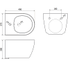 Mexen Unterputz-Bidet-Set Fenix B mit Bidet Carmen, weiß - 69935884900