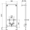 Mexen concealed bidet system Fenix B with Carmen bidet, black matte - 69935884985