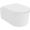 Mexen Sofia wc-pot met hard, langzaam sluitend toiletbril, wit glans - 30798000