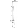 Mexen CQ45 ensemble bain-douche avec pomme de douche et robinet thermostatique, chrome - 779104595-00