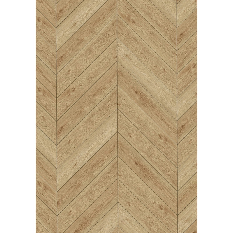 Mexen Anniston vinüülplaadid Prantsuse kalasaba muster 650 x 127 mm SPC 6,5 mm, aluskate IPEX 1,5 mm, 4 V-ühendusega, Tamm -