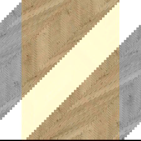 Mexen Anniston fransk fiskbensmönstrad vinylpanel 650 x 127 mm SPC 6,5 mm, IXPE 1,5 mm underlag, 4 V-fog, Ek - F1283