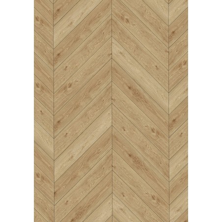 Mexen Anniston vinüülplaadid Prantsuse kalasaba muster 650 x 127 mm SPC 6,5 mm, aluskate IPEX 1,5 mm, 4 V-ühendusega, Tamm -