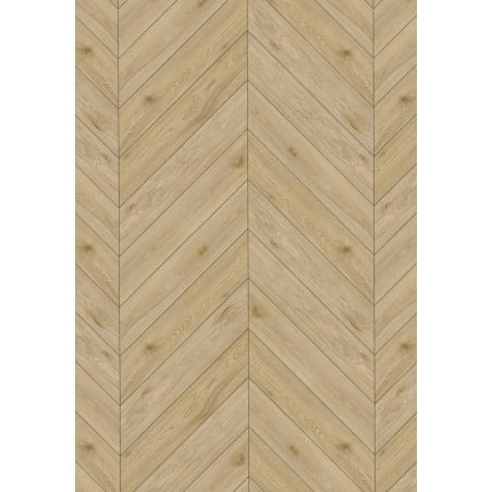 Mexen Charter Oak panele winylowe jodełka francuska 650 x 127 mm SPC 6,5 mm, podkład IPEX 1,5 mm, 4 V-Fuga, Dąb - F1281