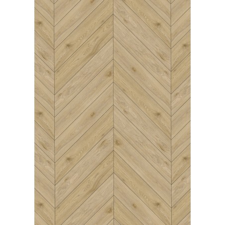 Mexen Charter Oak prantsuse kalasabamustriga vinüülpaneelid 650 x 127 mm SPC 6,5 mm, aluskate IPEX 1,5 mm, 4 V-fuuga, tamm -