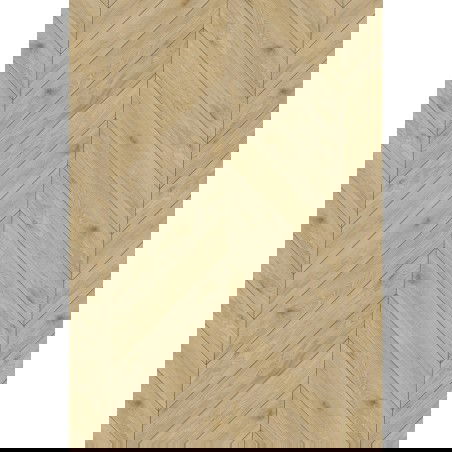 Mexen Charter Oak vinyl panelen Frans visgraat 650 x 127 mm SPC 6,5 mm, IXPE 1,5 mm onderlaag, 4 V-Groef, Eik - F1281