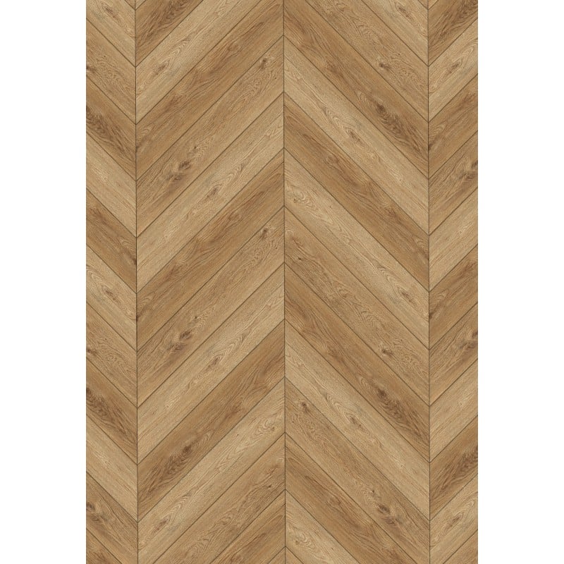 Mexen Sunset Hills vinyl panels French herringbone 650 x 127 mm SPC 6.5 mm, IPEX 1.5 mm underlay, 4 V-Groove, Oak - F1282