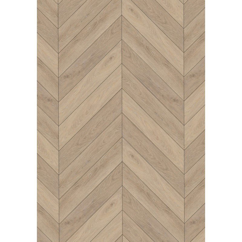 Mexen Palmdale  panneaux vinyles en chevron français 650 x 127 mm SPC 6,5 mm, sous-couche IPEX 1,5 mm, 4 V-Fuge, Chêne - F1286