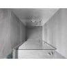Mexen Mist-B 70 cm Pivot Shower Door, Transparent, Chrome - 8A2-070-000-01-00
