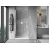 Mexen Mist-B hinged duššiuks 100 cm, läbipaistev, kroom - 8A2-100-000-01-00