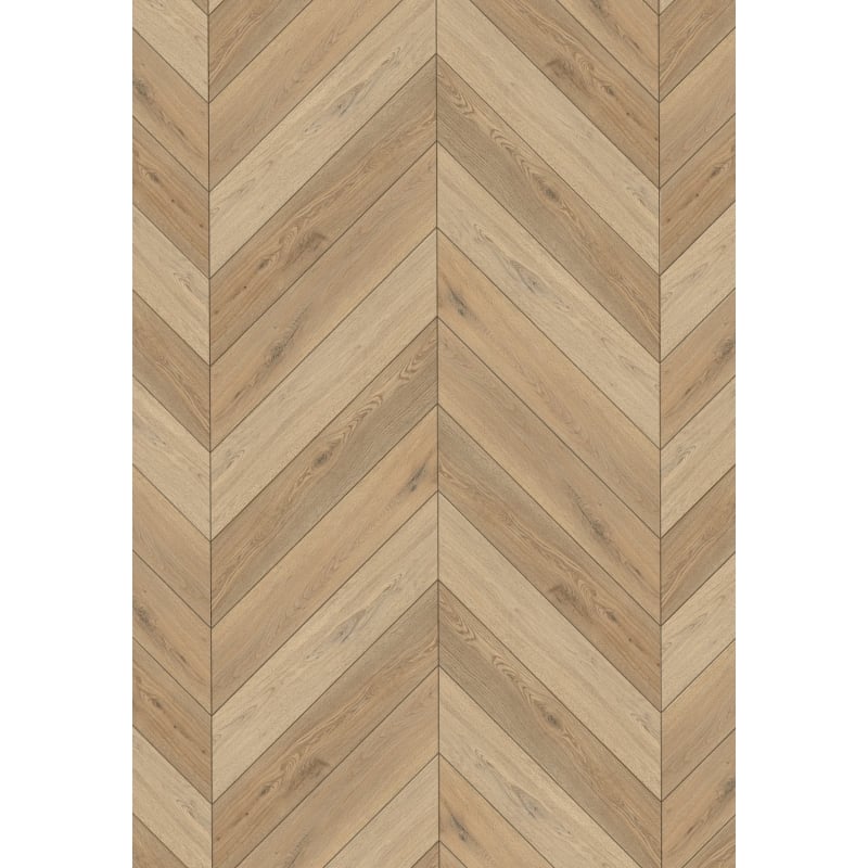 Mexen Rocky Mountain vinyl panels French herringbone 650 x 127 mm SPC 6.5 mm, IXPE underlay 1.5 mm, 4 V-Groove, Oak - F1287