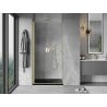 Mexen Mist-B porte de douche pivotante 80 cm, transparent, or brossé - 8A2-080-000-55-00