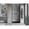 Mexen Mist-B drzwi prysznicowe uchylne prawe 90 cm, czarna ramka, czarne - 8A2-090-000-70-70-P