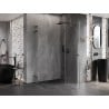 Mexen Lunar L Duo Shower Enclosure with Right Hinged Door 75 x 70 cm, Transparent, Gun Metal - 834L-075P-070L-95-00