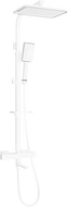 Mexen CQ54 Badewannen- und Duschset mit Regenduschkopf und Thermostatarmatur, Weiß/Chrom - 779105495-21