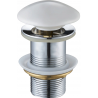 Mexen bouchon clic-clac rond, blanc céramique - 79910-25