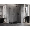 Mexen Lunar L Duo parema hingega dušikabiin 115 x 95 cm, läbipaistev, püssmetall - 834L-115P-095L-95-00