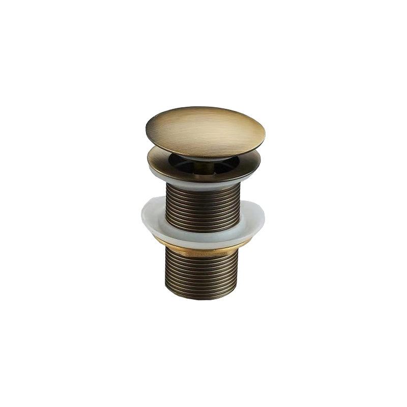 Mexen click-clack plug rond, antiek brons - 79910-30