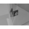 Mexen Lunar L Duo cabine de douche pivotante droite 115 x 110 cm, transparent, gris canon brossé - 834L-115P-110L-66-00