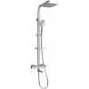 Mexen CQ62 Badewannen-Duschsystem mit Regendusche und thermostatischem Mischer, Graphit - 779106295-66