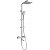 Mexen CQ62 ensemble baignoire-douche avec douche de tête et robinet thermostatique, graphite - 779106295-66