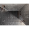 Mexen Lunar L Duo pöörduksega dušinurk, parem 90 x 70 cm, läbipaistev, roosa kuld - 834L-090P-070L-60-00