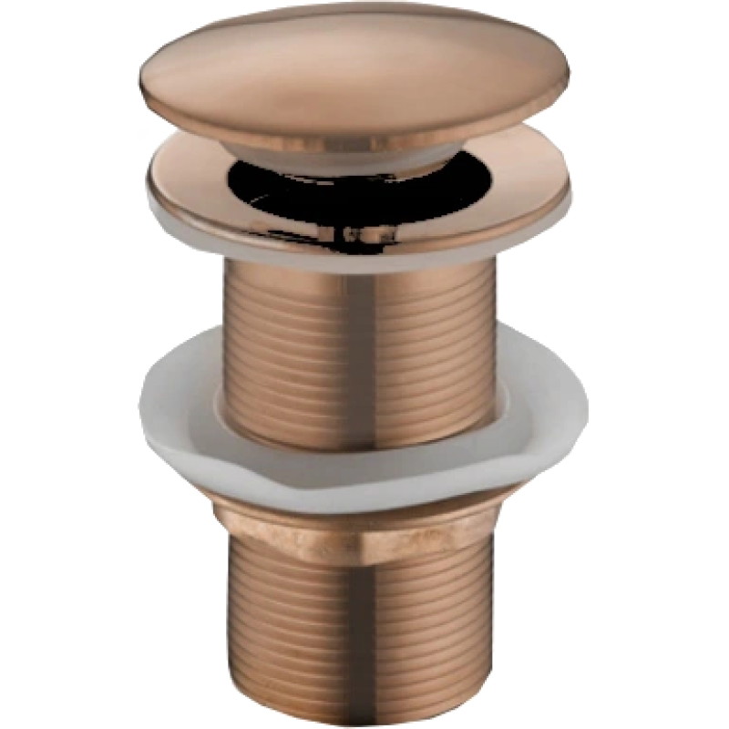 Mexen click-clack stopper round, rose gold - 79910-60