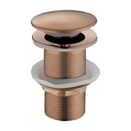 Mexen click-clack stopper round, rose gold - 79910-60
