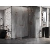 Mexen Lunar L Duo parema avaneva dušikabiin 115 x 85 cm, läbipaistev, roosa kuld - 834L-115P-085L-60-00
