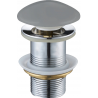 Mexen click-clack plug rond, lichtgrijs keramische mat - 79910-61